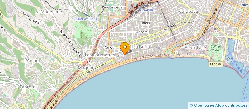 localisation de l'entreprise MONSIEUR LUCA BILLAUDEAU à NICE