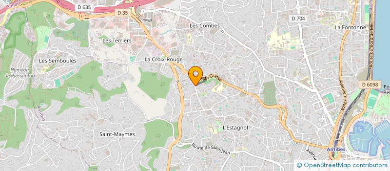 localisation de l'entreprise MONSIEUR LUCA BLAQUIERE  ANTIBES