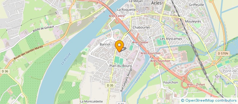 localisation de l'entreprise MONSIEUR LUCA BRONZANI  ARLES