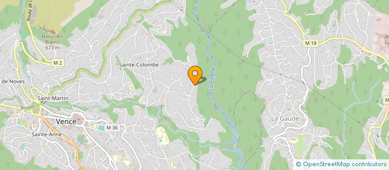 localisation de l'entreprise MONSIEUR LUCA BRUNO  VENCE