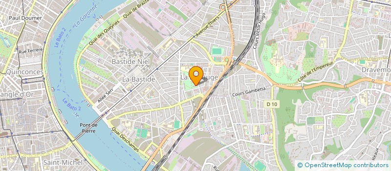 localisation de l'entreprise MONSIEUR LUCA BURDIN  BORDEAUX