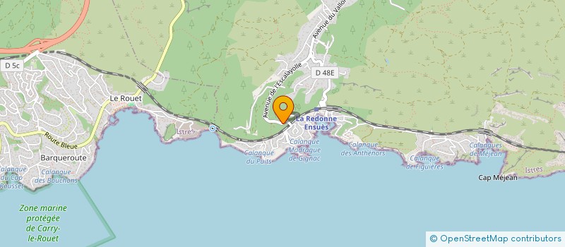 localisation de l'entreprise MONSIEUR LUCA CAMPAGNI  ENSUES-LA-REDONNE