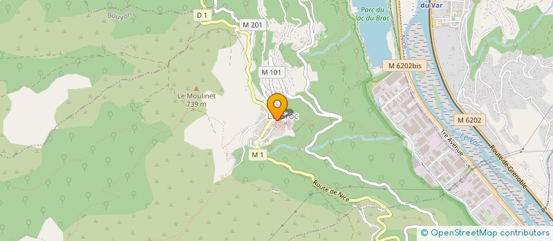 localisation de l'entreprise MONSIEUR LUCA CERISIER  LE BROC