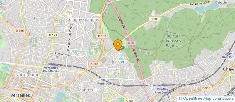 localisation de l'entreprise MONSIEUR LUCA COIGNARD à VERSAILLES