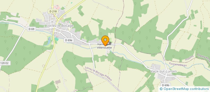 localisation de l'entreprise MONSIEUR LUCA COLLET  LORREZ-LE-BOCAGE-PREAUX