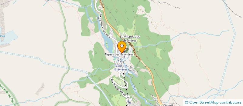 localisation de l'entreprise MONSIEUR LUCA DAVERI  TIGNES