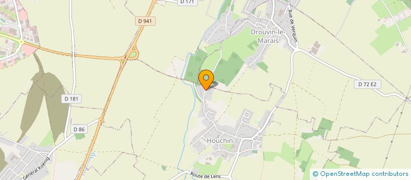 localisation de l'entreprise MONSIEUR LUCA DAVION  HOUCHIN