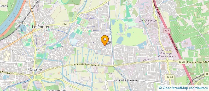 localisation de l'entreprise MONSIEUR LUCA DI NATALE  LE PONTET