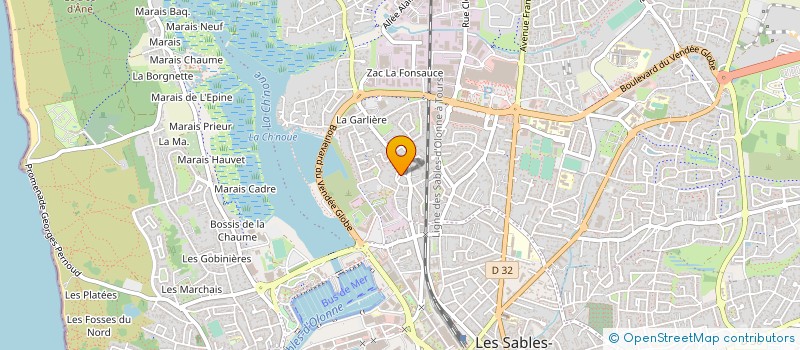 localisation de l'entreprise MONSIEUR LUCA DIMITRI à LES SABLES D'OLONNE