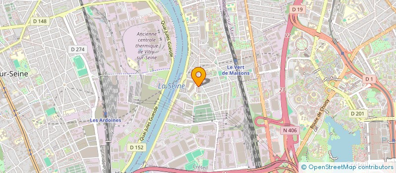 localisation de l'entreprise MONSIEUR LUCA DJELOUAH  ALFORTVILLE