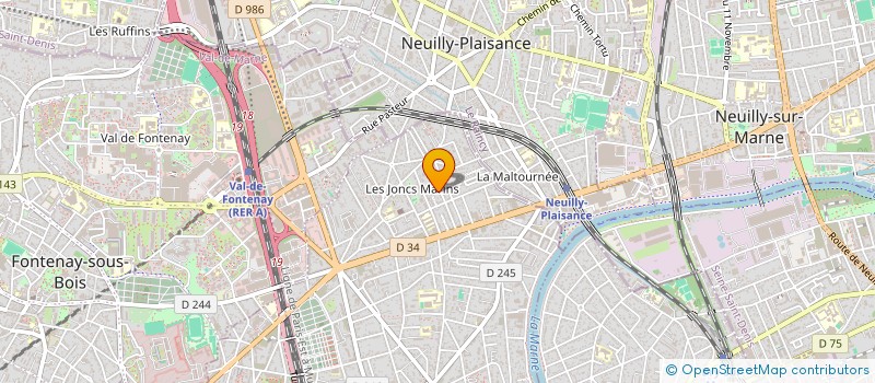 localisation de l'entreprise MONSIEUR LUCA FOUCOIN  LE PERREUX-SUR-MARNE