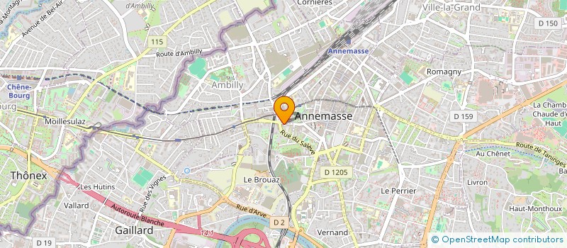 localisation de l'entreprise MONSIEUR LUCA FRAZZETTO  ANNEMASSE