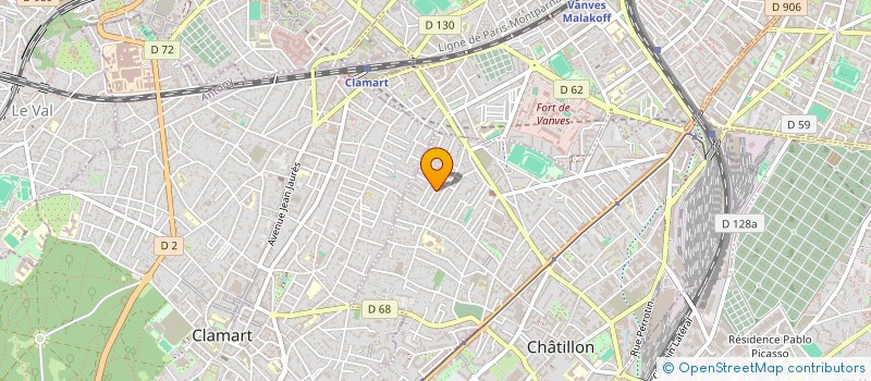 localisation de l'entreprise MONSIEUR LUCA GALIMBERTI ANDRIEU  CHATILLON