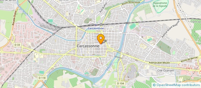 localisation de l'entreprise MONSIEUR LUCA GIANNETTI  CARCASSONNE