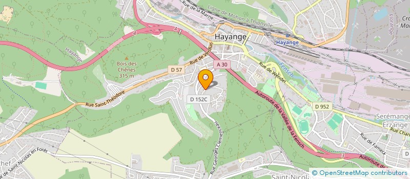 localisation de l'entreprise MONSIEUR LUCA GIARRATANO  HAYANGE