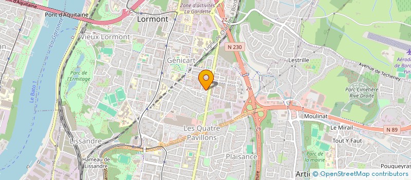 localisation de l'entreprise MONSIEUR LUCA GIMENEZ  LORMONT