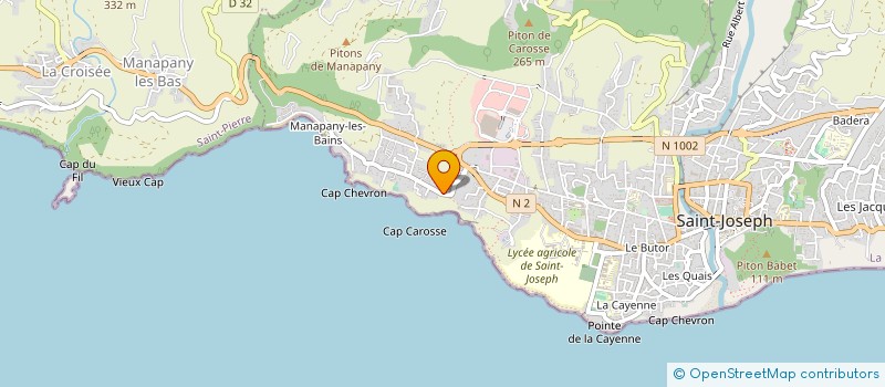 localisation de l'entreprise MONSIEUR LUCA GIUSSANI à SAINT-JOSEPH