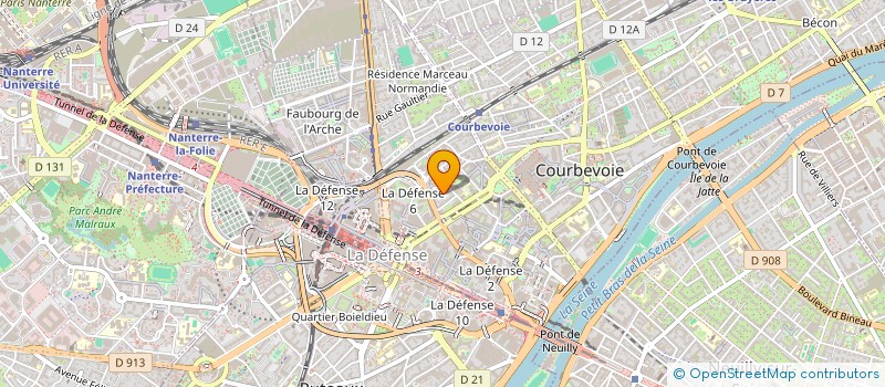 localisation de l'entreprise MONSIEUR LUCA GOURVILLE à COURBEVOIE