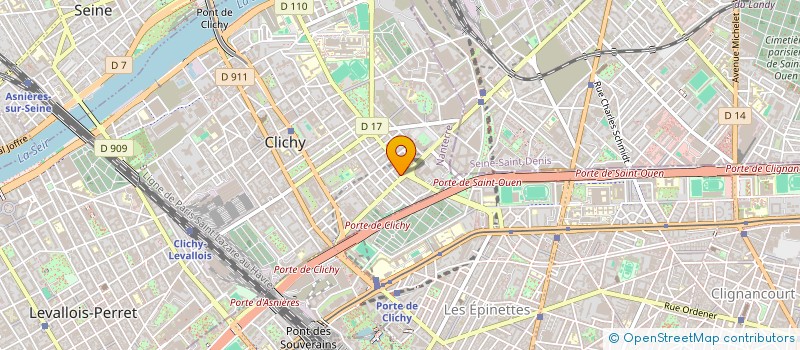 localisation de l'entreprise MONSIEUR LUCA GUARCELLO à CLICHY