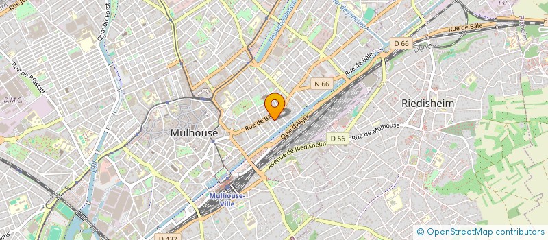 localisation de l'entreprise MONSIEUR LUCA IAQUINTA  MULHOUSE