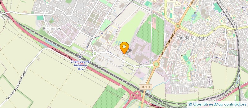 localisation de l'entreprise MONSIEUR LUCA JACQUEMOT  BEZANNES