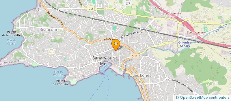 localisation de l'entreprise MONSIEUR LUCA JUAN  SANARY-SUR-MER