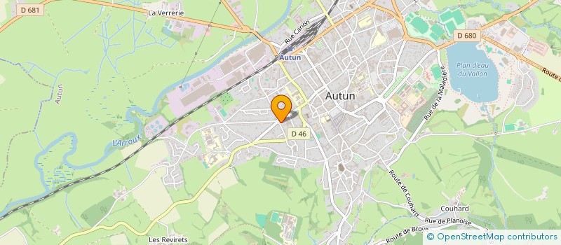 localisation de l'entreprise MONSIEUR LUCA MANCINA à AUTUN