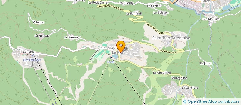 localisation de l'entreprise MONSIEUR LUCA MASCINO  COURCHEVEL