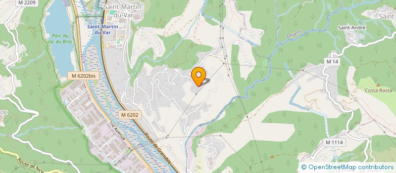 localisation de l'entreprise MONSIEUR LUCA MAURO  SAINT-MARTIN-DU-VAR