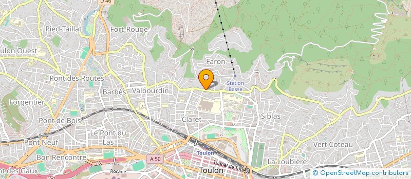 localisation de l'entreprise MONSIEUR LUCA PEREIRA  TOULON