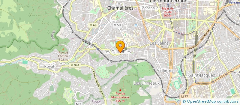 localisation de l'entreprise MONSIEUR LUCA PEREIRA  CHAMALIERES