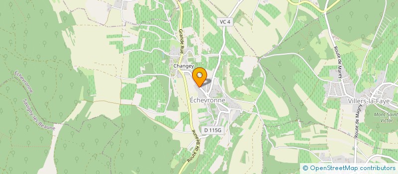 localisation de l'entreprise MONSIEUR LUCA PEUGEOT  ECHEVRONNE