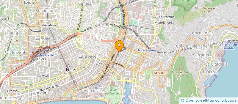 localisation de l'entreprise MONSIEUR LUCA PISCIOTTA à NICE