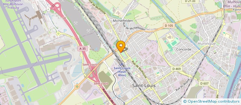 localisation de l'entreprise MONSIEUR LUCA REHM  SAINT-LOUIS