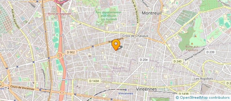 localisation de l'entreprise MONSIEUR LUCA RESTA à MONTREUIL