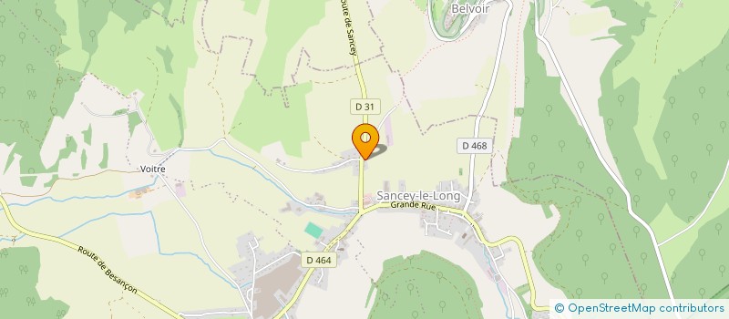 localisation de l'entreprise MONSIEUR LUCA RIBEIRO  SANCEY