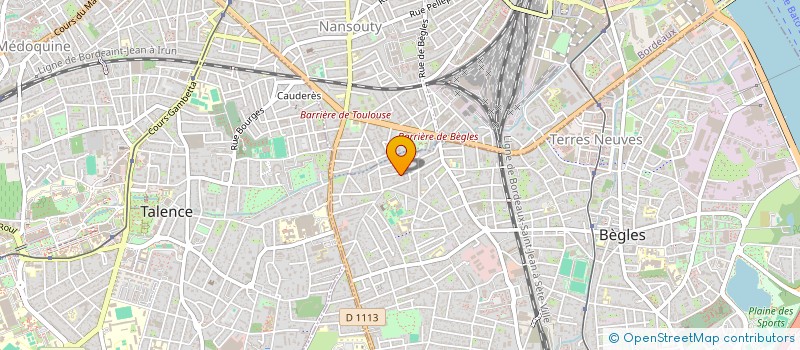 localisation de l'entreprise MONSIEUR LUCA RIEUPEYROUX à BEGLES