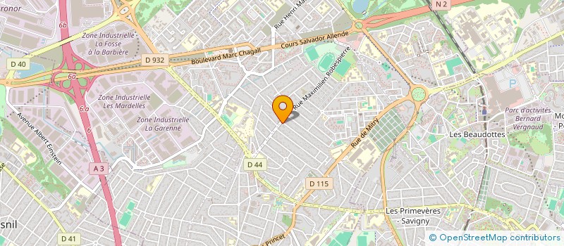 localisation de l'entreprise MONSIEUR LUCA ROUSVAL à AULNAY-SOUS-BOIS