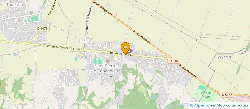 localisation de l'entreprise MONSIEUR LUCA SABBAH  SAINT-PIERRE-DE-CHANDIEU