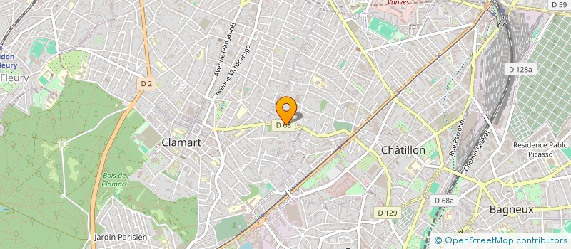 localisation de l'entreprise MONSIEUR LUCA SANNAI à CHATILLON