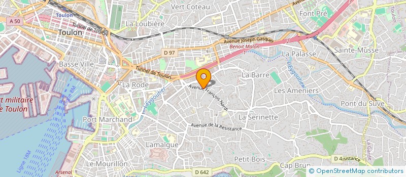 localisation de l'entreprise MONSIEUR LUCA SESSA  TOULON