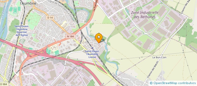 localisation de l'entreprise MONSIEUR LUCA VALATX à SAINT-OUEN-L'AUMONE