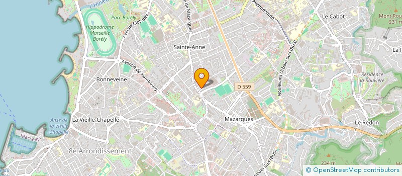 localisation de l'entreprise MONSIEUR LUCA VALENTI  MARSEILLE
