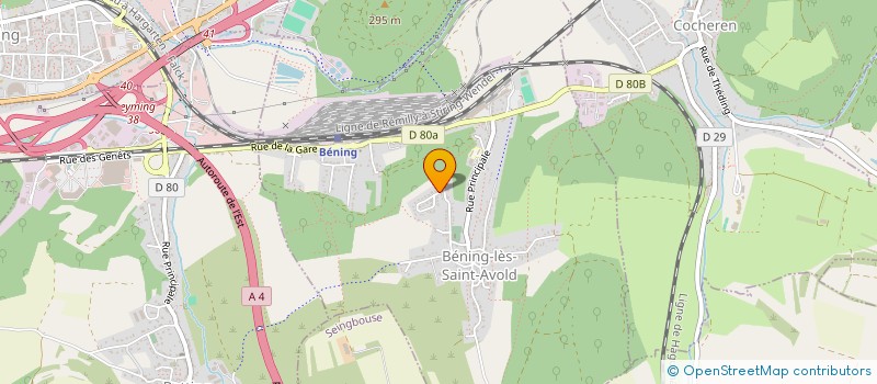 localisation de l'entreprise MONSIEUR LUCA VALLERA--FAGGION  BENING-LES-SAINT-AVOLD