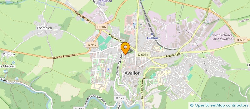 localisation de l'entreprise MONSIEUR LUCA VENEGAS  AVALLON