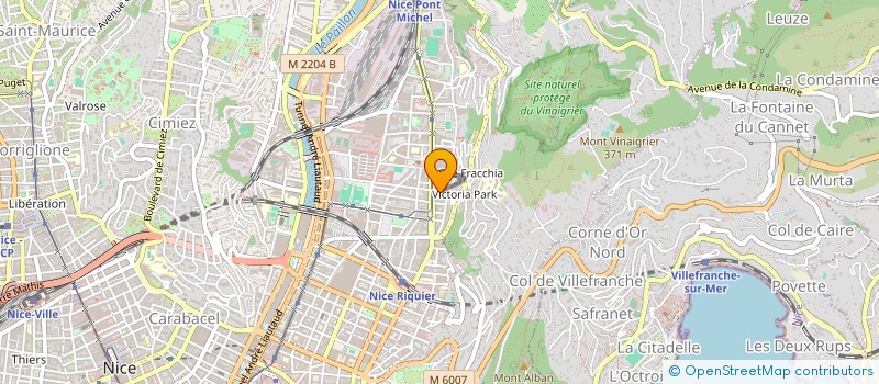 localisation de l'entreprise MONSIEUR LUCA ZACCONI à NICE