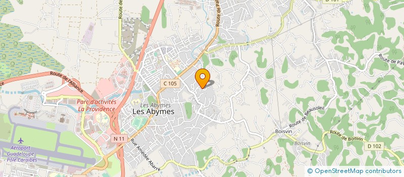 localisation de l'entreprise MONSIEUR LUCAN FAROUIL  LES ABYMES