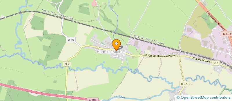 localisation de l'entreprise MONSIEUR LUCAO PEREIRA  HAM-LES-MOINES