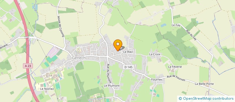 localisation de l'entreprise MONSIEUR LUCAS ADAM  GENECH