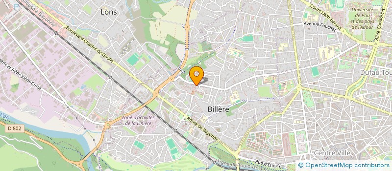 localisation de l'entreprise MONSIEUR LUCAS AJAS  BILLERE